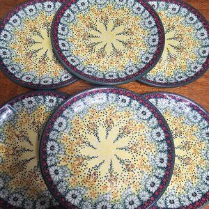 Sunshine Grotto-Boleslawiec-Salad Plates